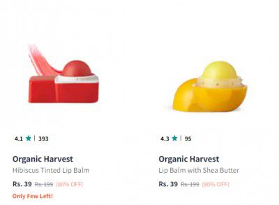 Organic Lip Balm Upto 80% Off