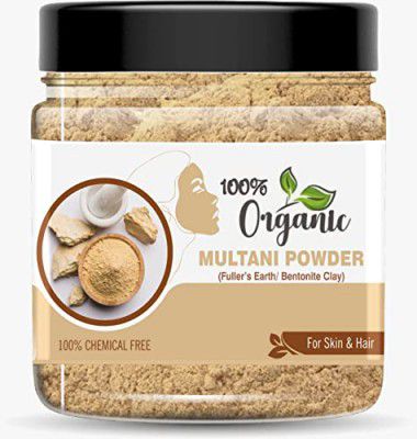 Organic Pure Multani Mitti Powder (Fuller's Earth) Skin Face Clays (350g)