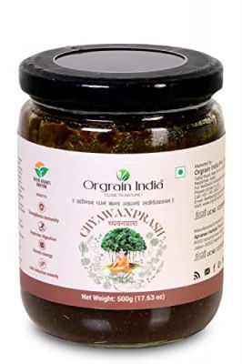 Orgrain India Chyawanprash 500g | Build Strength, Stamina, and Immunity with 50+ Ayurvedic Herbs