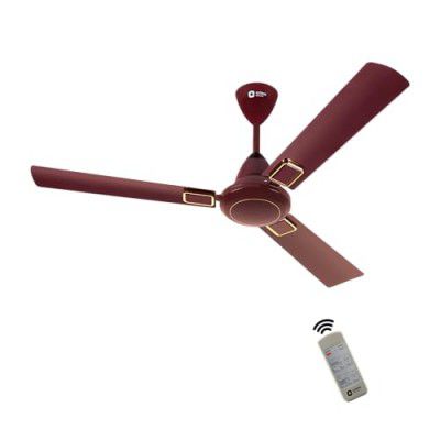 Orient Electric 1200 mm I Falcon Deco | BLDC ceiling fan with Remote| Decorative ceiling fan with stylish trims | Saves up to 50% on electricity bills | 3-year warranty by Orient | Brown