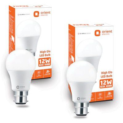 Orient Electric 12W High Glow LED bulb | Pack of 2