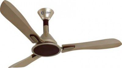 Orient Electric Areta Golden Beige and Coffee pack of 1 1200 mm 3 Blade Ceiling Fan 