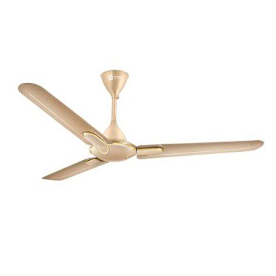 Orient Electric Laurel Ceiling Fan for Home | High Speed | Designer | Rust Proof Blades | Smooth Motor Operation (Topaz Gold, Pack of 1)