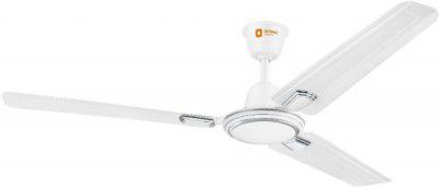 Orient Electric Ujala Air Deco 1 Star 1200 mm Ultra High Speed 3 Blade Ceiling Fan  (White Silver, Pack of 1)