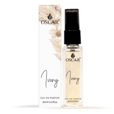 Oscar Ivory Eau De Parfum for Women - 8ml | Notes of Floral | Scent for All Occasions | Pocket Friendly Everyday Long Lasting