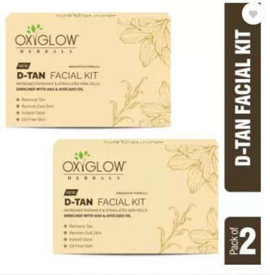 OXYGLOW D-Tan Facial Kit 50 Gm (Pack of 2)  (2 x 50 g)