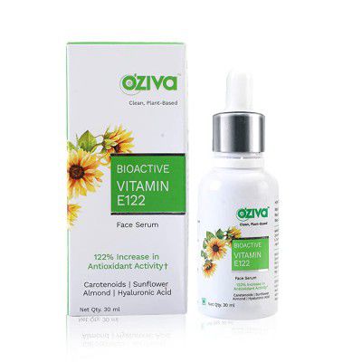 OZiva Bioactive Vitamin E122 Face Serum for Men & Women , 30ml