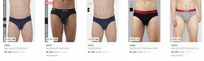 [ Pack Of 3 ] Levis Briefs Starts ₹210