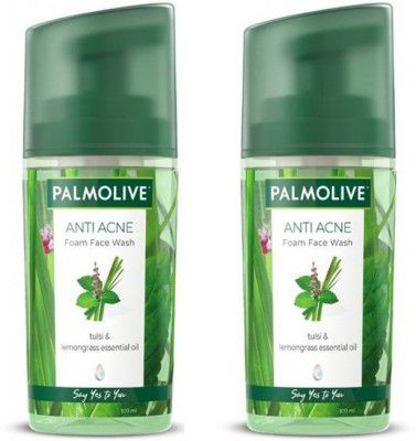 PALMOLIVE Anti Acne Purifying Foam Facewash,100ml x 2 (200ml)