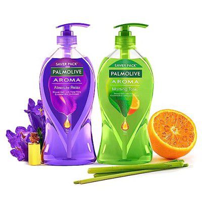 Palmolive Aroma Morning Tonic Body Wash, 750ml & Palmolive Aroma Absolute Relax, Body Wash 750 ml, Combo Pack