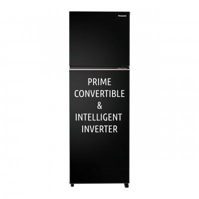 Panasonic 309 L 3 Star Prime Convertible 6-Stage Smart Inverter Frost-Free Double Door Refrigerator (NR-TG325CPKN)