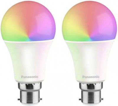 Panasonic 7 W Standard B22 LED Bulb (Multicolor, Pack of 2)