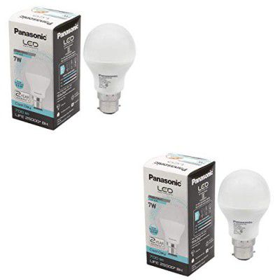 Panasonic Base B22 7-Watt LED Bulb (Pack of 2, Cool Day Light)