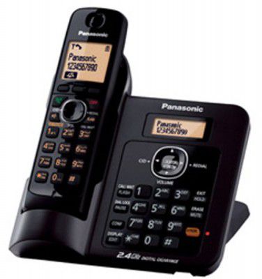 Panasonic Single Line 2.4GHz KX-TG3811SX Digital Cordless Telephone 