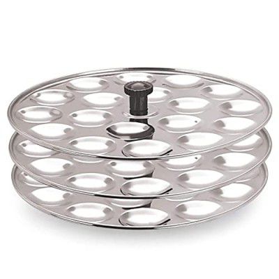 PANCA Idli Plate 54 Mini Idli 3 Plate Set, Non Stick Idly Plates Premium Idli Maker, Fits in All Idli Makers, Cookers