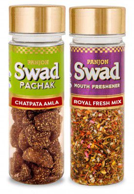 Panjon Swad Chatpata Amla & Navaratan Mix 2 Bottles 255g