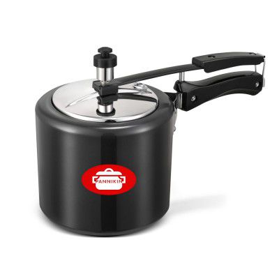 Pannikin Hard Anodised with Induction Base Inner Lid Pressure Cooker 3 Litres