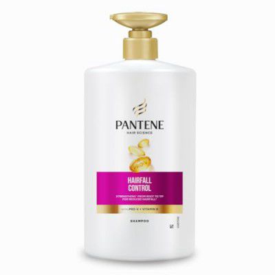 Pantene Hair Science Hairfall Control Shampoo 1Litre with Pro-Vitamins & Vitamin B for reduced hairfall,for all hair types