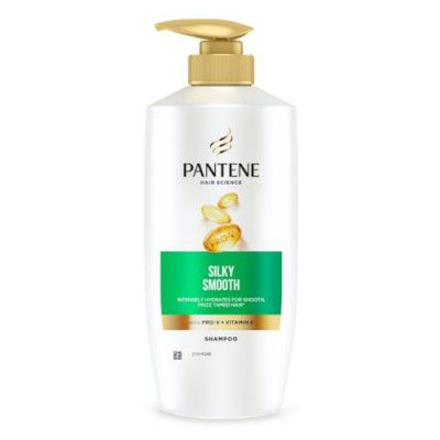 Pantene Hair Science Silky Smooth Shampoo 650ml with Pro-Vitamins & Vitamin E for hydrated, frizz free hair