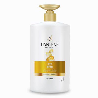 Pantene  Hair Science Deep Repair Shampoo 1Ltr with Pro-Vitamins & Vitamin B to repair & protect severely damaged hair,for all hair types, shampoo for women & men, shampoo for damaged hair