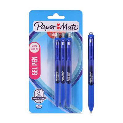 Paper Mate InkJoy Gel Pens - 3 Pens Blister - Blue