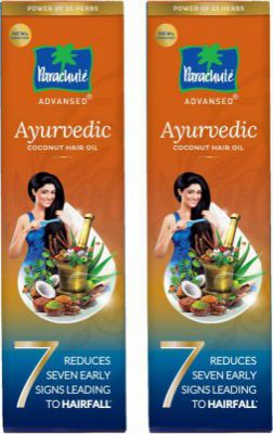 Parachute Advansed Ayurvedic Coconut Oil with Neem & Bhringraj, Reduces Dandruff & Hair fall Hair Oil  (600 ml)