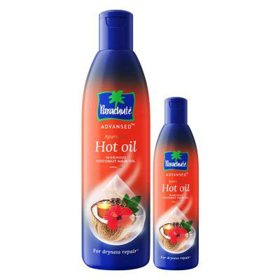 Parachute Advansed Ayurvedic Hot Oil 400 ml with Free 90 ml Pack