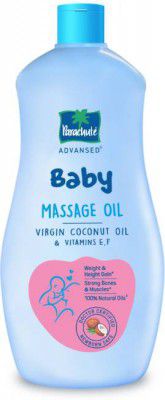 Parachute Advansed Baby Massage Oil for New Born| Clinically Proven for Better Growth  (400 ml)