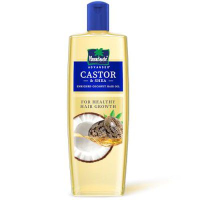 Parachute Advansed Castor & Shea-enriched Coconut Hair Oil | Castor Hair Oil| Power of Superfoods| Hair Growth| 300 ML