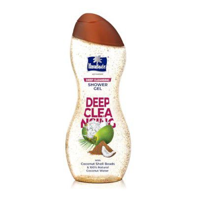 Parachute Advansed Deep Cleansing Shower Gel, Gentle Daily Exfoliation with Coconut Shell Beads and Coconut Water | 100% Soap Free, Paraben Free Dermat tested| 250ml