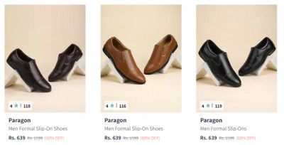 Paragon Men Formal Shoes Upto 60% Off | Starts At Rs 639