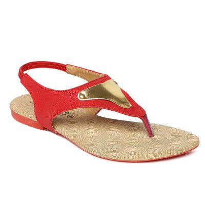 PARAGON SOLEA Comfort Trendy Plus Womens Red Sandals