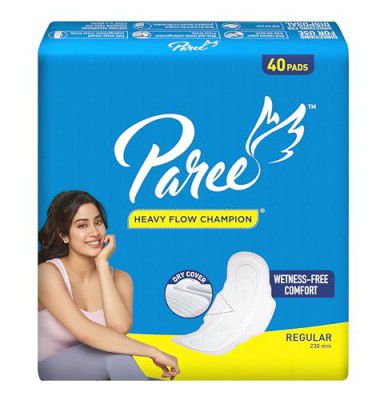 Paree Dry Feel Regular Sanitary Pad (Pack of 40)