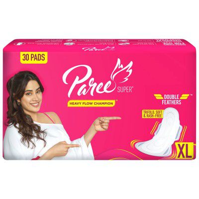 Paree Super Soft Sanitary Pads for Women| XL-30 Pads