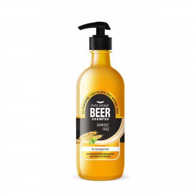 Park Avenue Beer Shampoo For Damage Free Hair, With Hops, Barley, Proteins And Vit. B, 650Ml