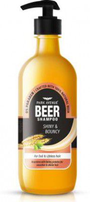 PARK AVENUE Beer Shampoo Shiny and Bouncy  (650 ml)