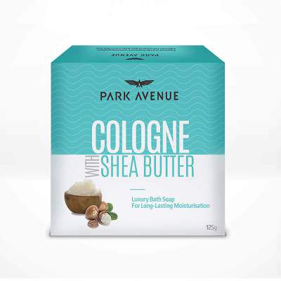 Park Avenue Cologne with Shea Butter Soap for Moisturising and Skin Nourishment, 125gm