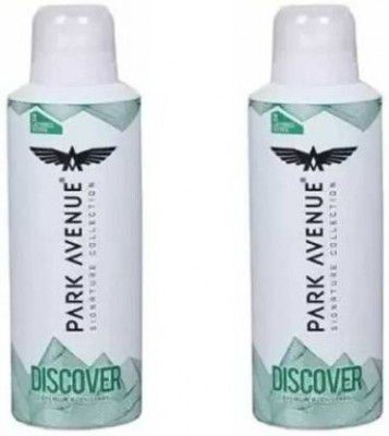 PARK AVENUE DISCOVER Deodorant Spray - For Men (150 ml, Pack of 2)