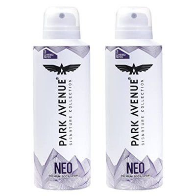 Park Avenue Neo Signature Collection | Deodorant for Men | Fresh Long-lasting Aroma | 150ml each (Pack of 2)