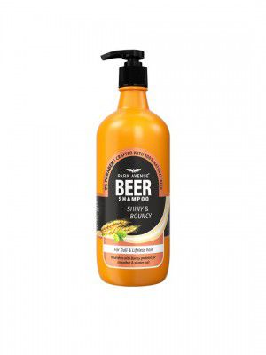 Park Avenue Paraben Free Shiny & Bouncy Hair Beer Shampoo with Barley 650 ml