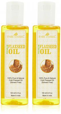 Park Daniel Flaxseed Oil Combo, 100 Ml (Pack of 2)