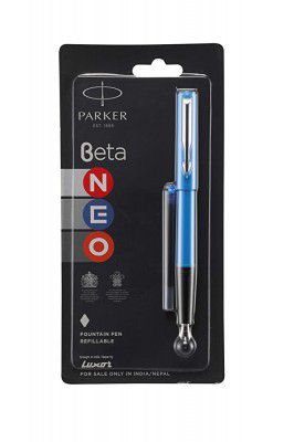 Parker Beta Neo CT | Fountain Pen | Body Color - Blue | Ink Color - Blue