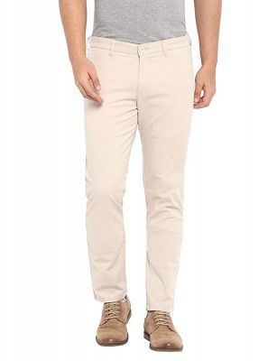 Parx Fawn Low Rise Tapered Fit Trouser