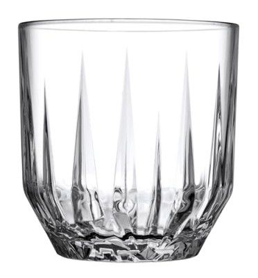 Pasabahce Echo Glass Whisky Glass, Transparent, 300 ml in Set of 6 Pcs