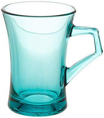 Pasabahce Glass Tumbler - 6 Pieces, Green, 210ml