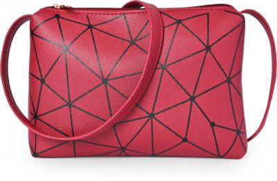 PEARLUXIS  Maroon Women Sling Bag