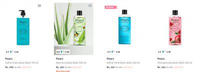 Pears Beauty Care Product Flat 55% Off