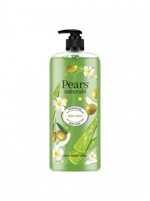 Pears Naturale Detoxifying Aloe Vera Soap-Free Body Wash with Olive Oil - 750 ml