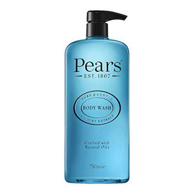 Pears Pure & Gentle Body Wash with Mint Extract, 750 ml