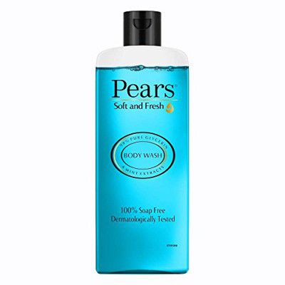 Pears Soft and Fresh Body Wash 250 ml, 98% Pure Glycerin, Liquid Shower Gel